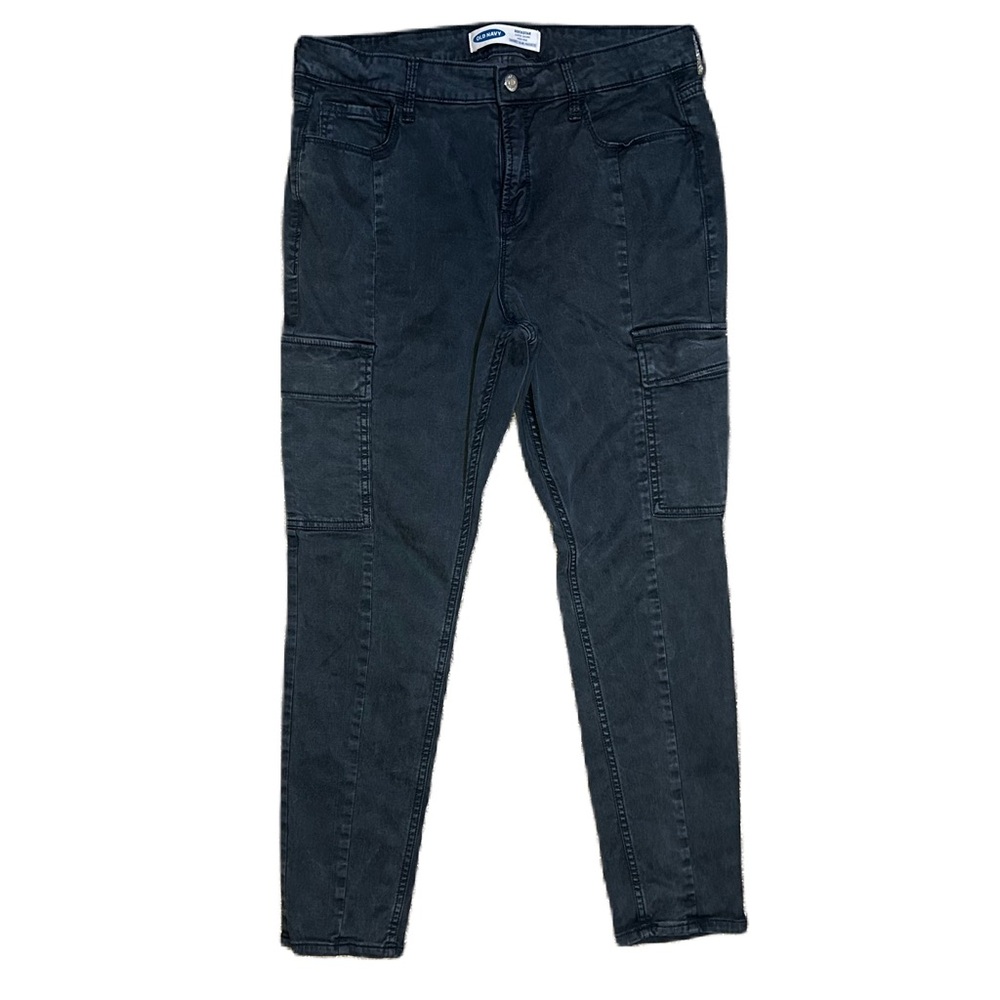 Old Navy Rockstar Super Skinny High Rise Secret-Slim Pockets Cargo Pants 12P - Picture 5 of 14